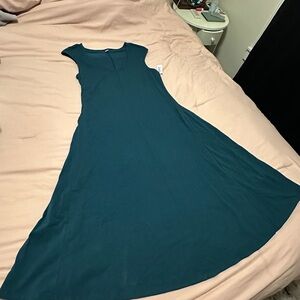 Old Navy Teal Maxi Dress